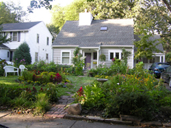 Fig.57, "Cottage" garden plan for Cape Cod home